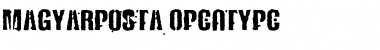 Download MagyarPosta Regular Font Title Preview