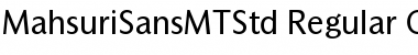 Download Mahsuri Sans MT Std Regular Font Title Preview