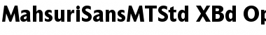 Download Mahsuri Sans MT Std XBd Font Title Preview