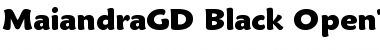 Download Maiandra Black Font Title Preview