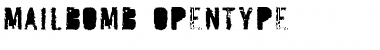 Download MailBomb Regular Font Title Preview