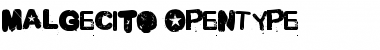 Download Malgecito Regular Font Title Preview