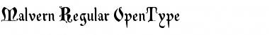 Download Malvern Regular Font Title Preview