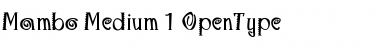 Download Mambo Medium Font Title Preview