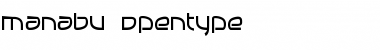 Download MANABU_ Regular Font Title Preview
