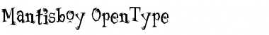Download Mantisboy Regular Font Title Preview