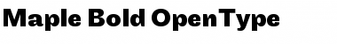 Download Maple Bold Font Title Preview