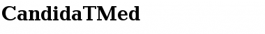 Download CandidaTMed Regular Font Title Preview