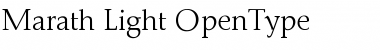 Download Marath-Light Regular Font Title Preview