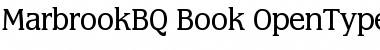 Download Marbrook BQ Regular Font Title Preview