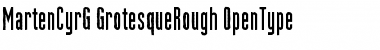 Download MartenCyrG GrotesqueRough Font