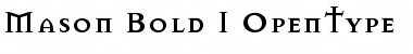 Download Mason Bold Font Title Preview