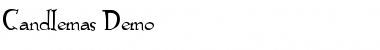 Download Candlemas Demo Regular Font Title Preview