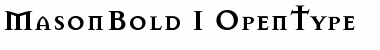 Download Mason Bold Font Title Preview