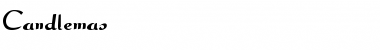 Download Candlemas Regular Font Title Preview