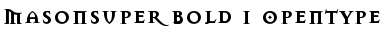 Download MasonSuper Bold Font