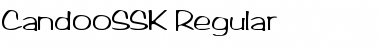 Download CandooSSK Regular Font Title Preview