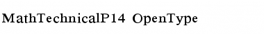 Download MathTechnical P14 Font Title Preview