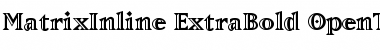 Download MatrixInline-ExtraBold Font