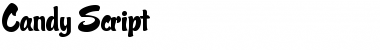 Download Candy Script Regular Font Title Preview