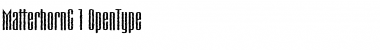 Download MatterhornC Regular Font