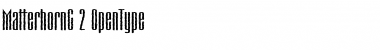 Download MatterhornC Regular Font