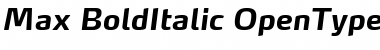 Download Max-BoldItalic Regular Font