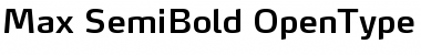 Download Max-SemiBold Regular Font