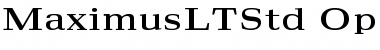 Download Maximus LT Std Font