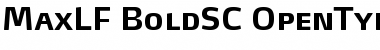 Download MaxLF-BoldSC Regular Font