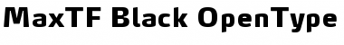 Download MaxTF-Black Regular Font