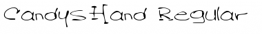 Download CandysHand Regular Font Title Preview