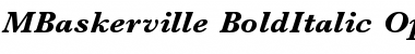 Download Baskerville Bold Italic Font