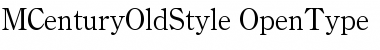 Download Century Old Style Regular Font Title Preview