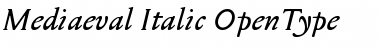 Download Mediaeval Italic Font