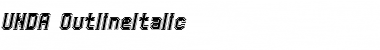 Download UNDA Italic Font Title Preview