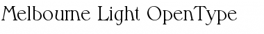 Download Melbourne-Light Regular Font