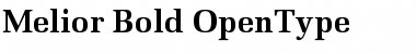 Download Melior Bold Font Title Preview