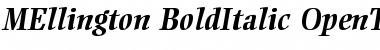 Download Ellington Bold Italic Font Title Preview