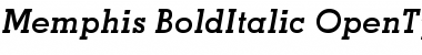 Download Memphis Bold Italic Font