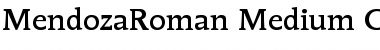 Download ITC Mendoza Roman Medium Font Title Preview