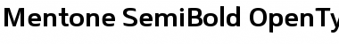 Download Mentone SemiBold Font