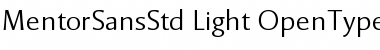 Download Mentor Sans Std Light Font