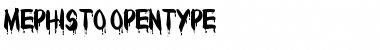 Download Mephisto Regular Font Title Preview
