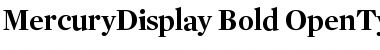 Download Mercury Display Bold Font Title Preview