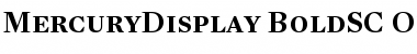 Download Mercury Display Bold SC Font Title Preview