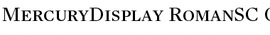 Download Mercury Display Roman SC Font Title Preview
