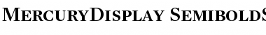 Download Mercury Display Semibold SC Font Title Preview