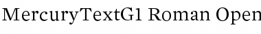 Download Mercury Text G1 Font