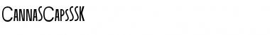 Download CannaSCapsSSK Regular Font Title Preview